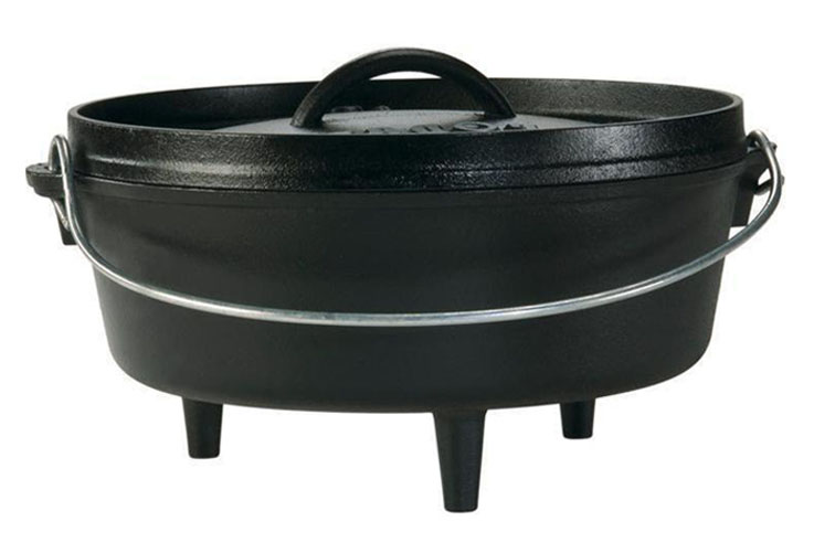 Lodge dutch oven with legs