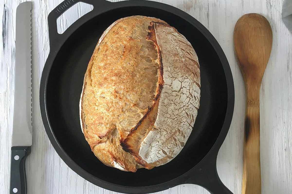 Lodge Dutch Oven with Bread