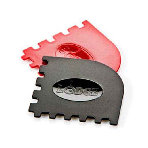 Lodge Grill Pan Scraper - Red and Black