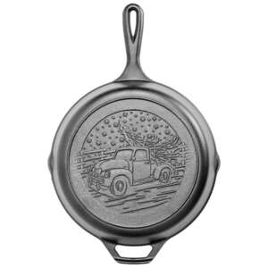 Lodge Holiday Truck Cast Iron Skillet