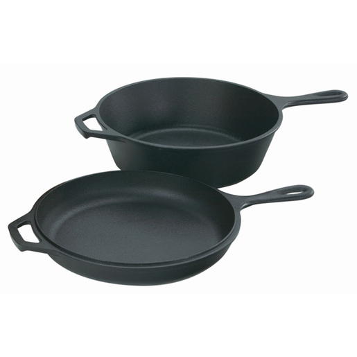 Lodge 3.2 Quart Cast Iron Combo Cooker - Black