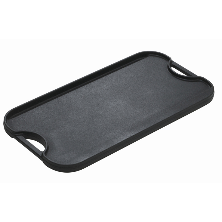 Pre-Seasoned Cast Iron Griddle with Reversible Cooking Surface - Stansport