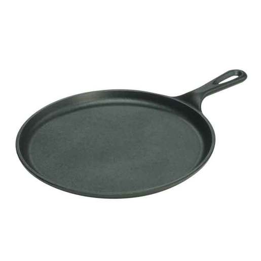 Lodge 10.5 -Inch Cast Iron Griddle - Black