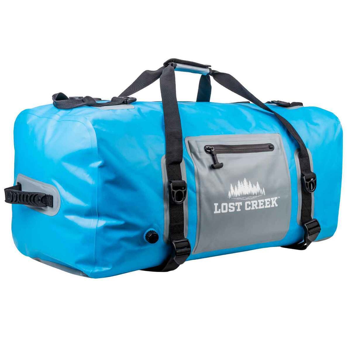 Lost Creek 110 Liter Waterproof Duffel Bag Blue Sportsman's
