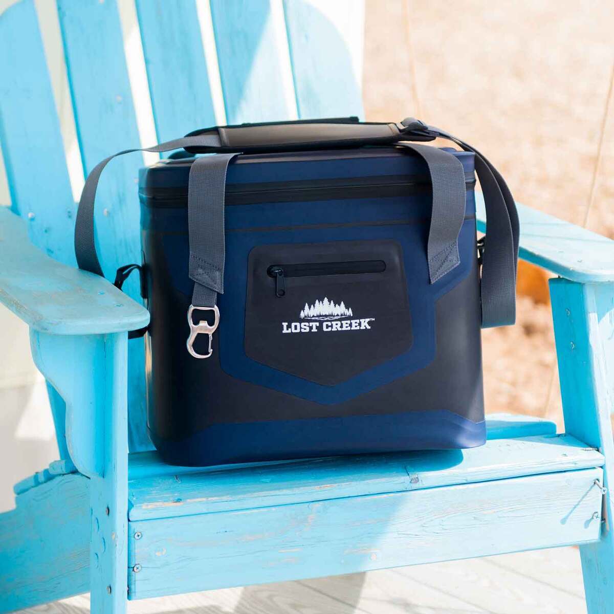 Lost Creek 24 Can Soft Cooler - Navy Blue - Blue Lost Creek 24 Can Soft Cooler - Navy Blue - Blue