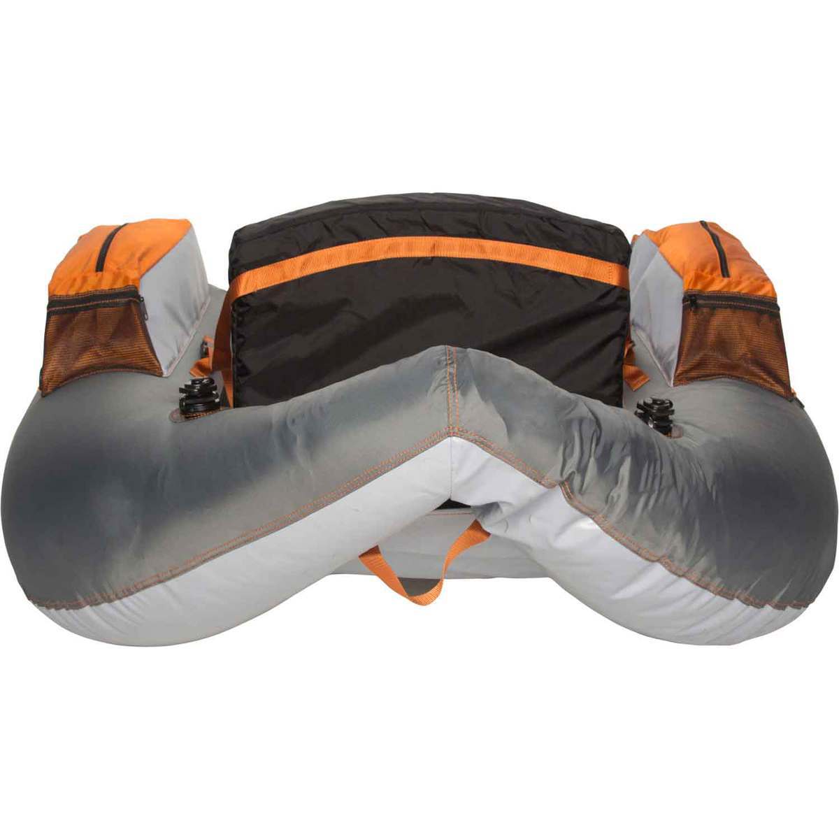 Lost Creek 4 Float Tube - Gray/Orange - Gray/Orange