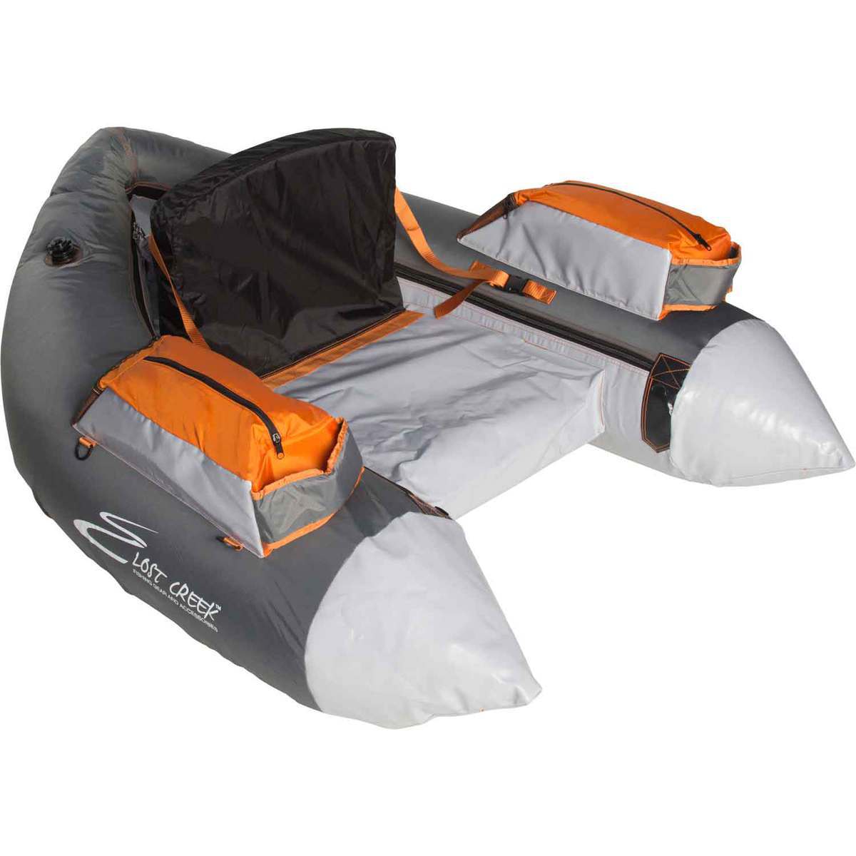 Lost Creek 4 Float Tube - Gray/Orange - Gray/Orange