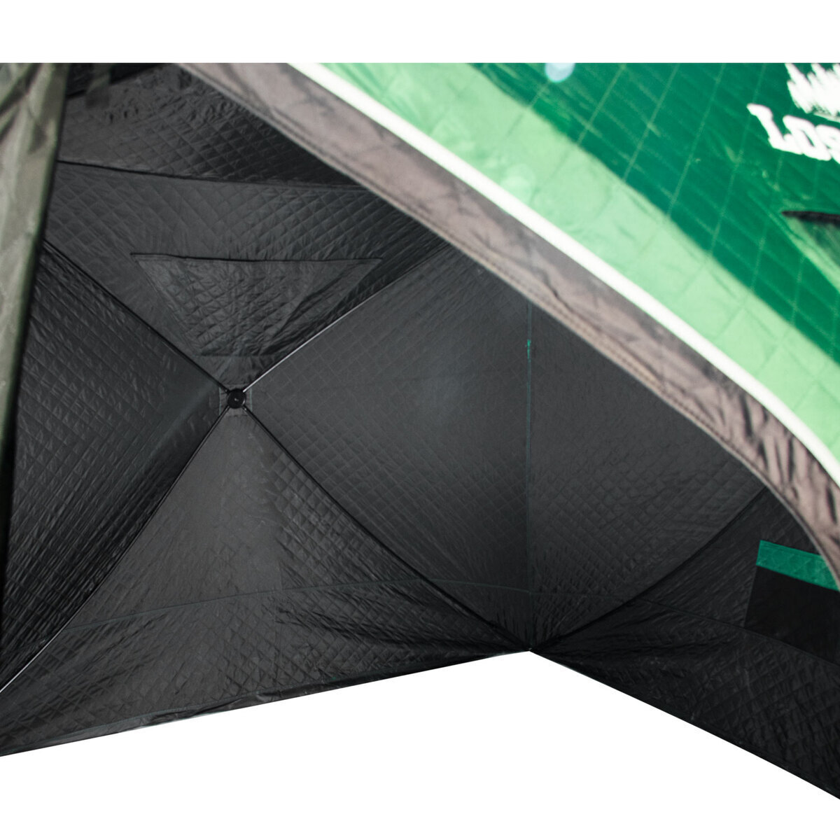 Lost Creek Gale Force 4-Man Wide Bottom Thermal Hub Ice Fishing Shelter - Green - Green Lost Creek Gale Force 4-Man Wide Bottom Thermal Hub Ice Fishing Shelter - Green - Green