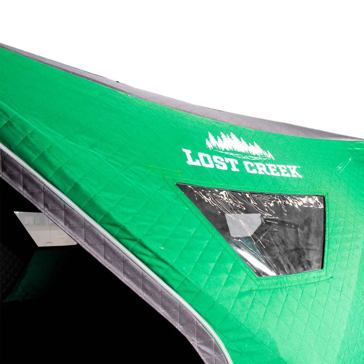 Lost Creek Gale Force 6-Man Thermal Hub Ice Fishing Shelter - Green - Green Lost Creek Gale Force 6-Man Thermal Hub Ice Fishing Shelter - Green - Green