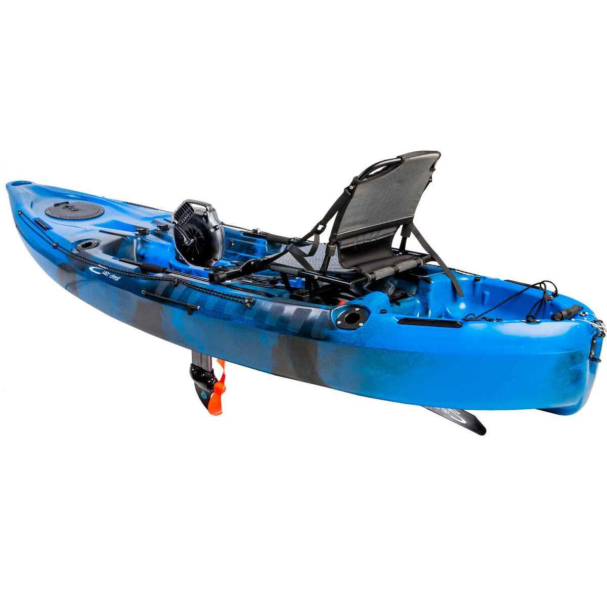 Lost Creek Angler 10 Sit-On-Top Pedal-Drive Kayak - 10ft Neptune Blue - Neptune Blue Lost Creek Angler 10 Sit-On-Top Pedal-Drive Kayak - 10ft Neptune Blue - Neptune Blue