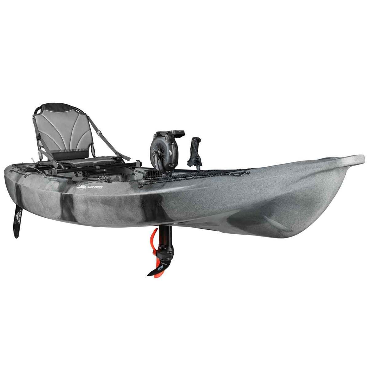 Lost Creek Angler 10.5 Sit-On-Top Pedal-Drive Kayak - 10.5ft Camo - Camo Lost Creek Angler 10.5 Sit-On-Top Pedal-Drive Kayak - 10.5ft Camo - Camo