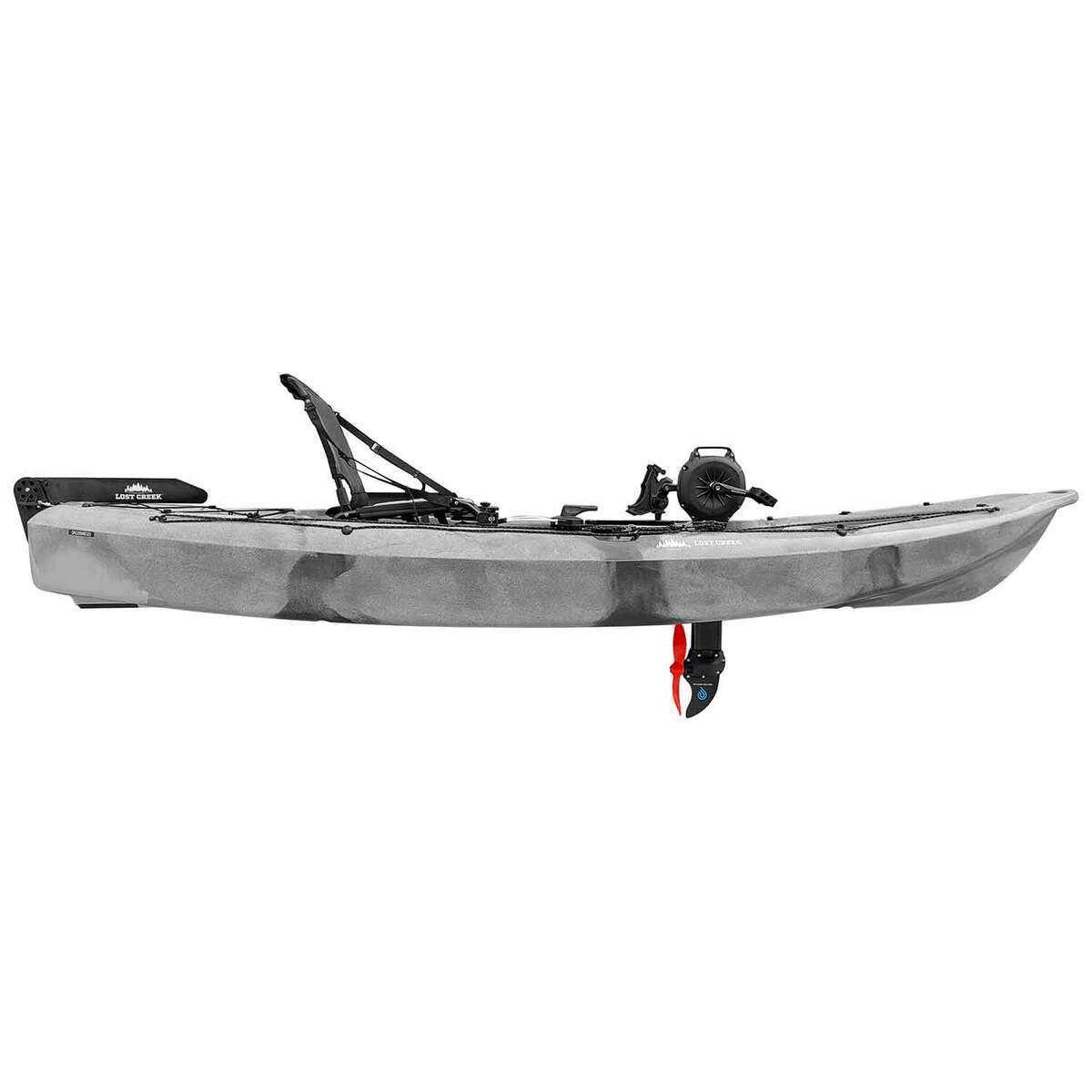 Lost Creek Angler 10.5 Sit-On-Top Pedal-Drive Kayak - 10.5ft Camo - Camo Lost Creek Angler 10.5 Sit-On-Top Pedal-Drive Kayak - 10.5ft Camo - Camo