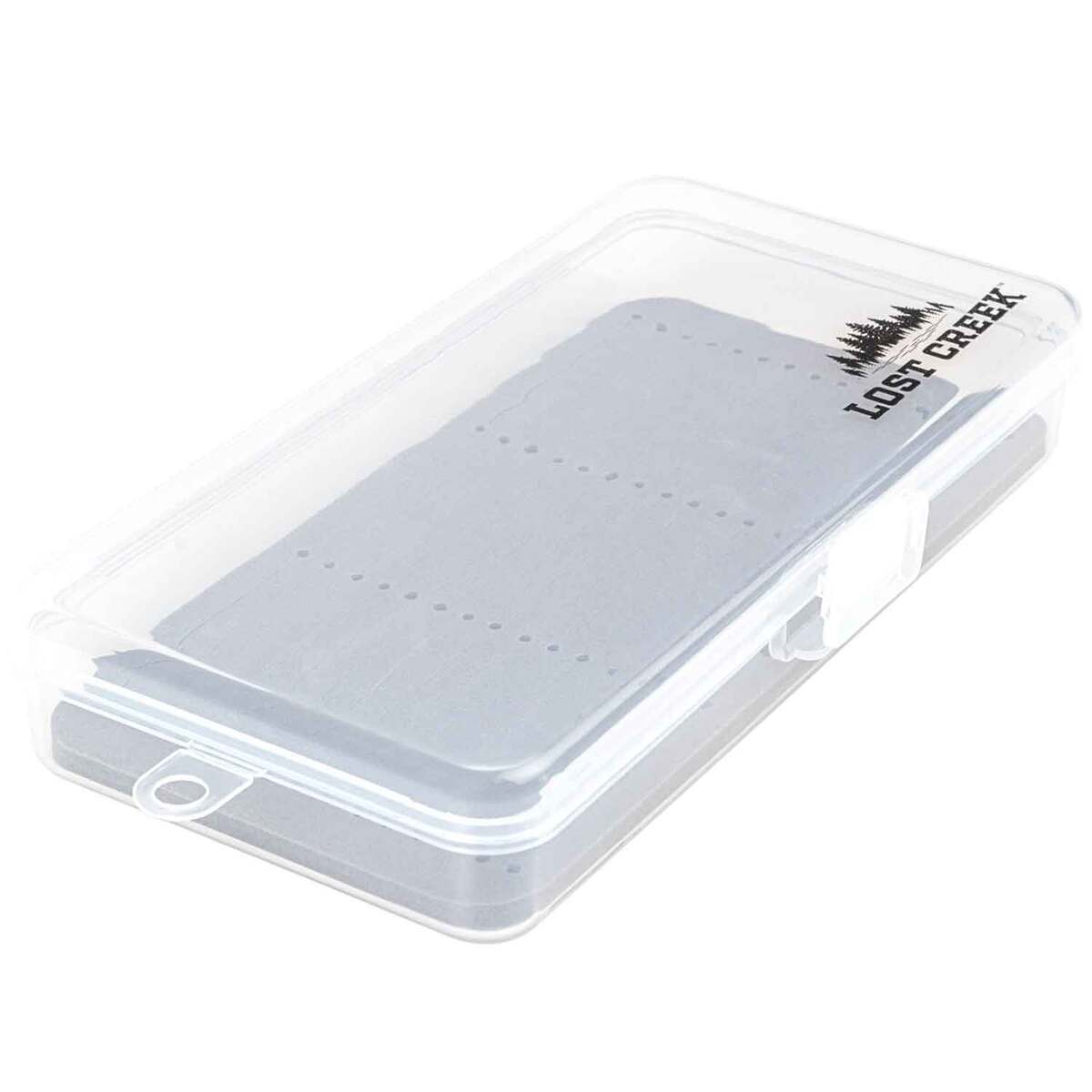 Lost Creek Clear Poly Fly Box With Foam Insert Lost Creek Clear Poly Fly Box With Foam Insert