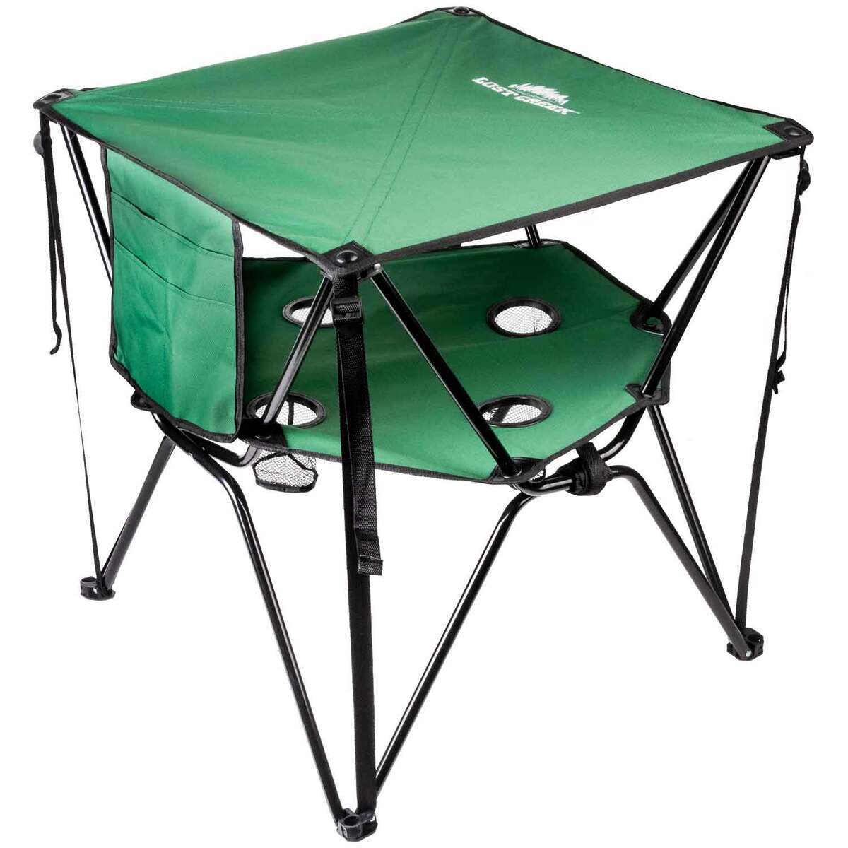 Lost Creek Compact Ice Fishing Table - Green/Black by Sportsman's Warehouse