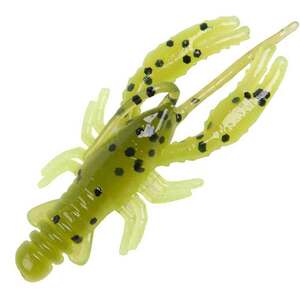 Lost Creek Craw Soft Craw Bait - Watermelong Chartreuse, 1-1/2in, 10pk
