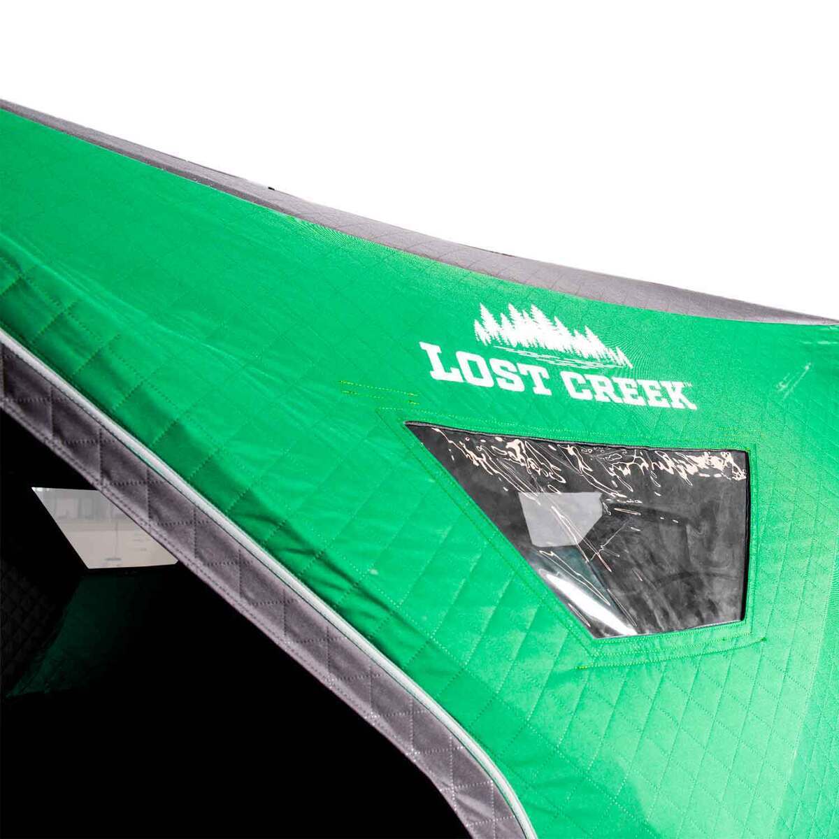Lost Creek Double House Ice Fishing Shelter - Green/Black - Green/Black Lost Creek Double House Ice Fishing Shelter - Green/Black - Green/Black