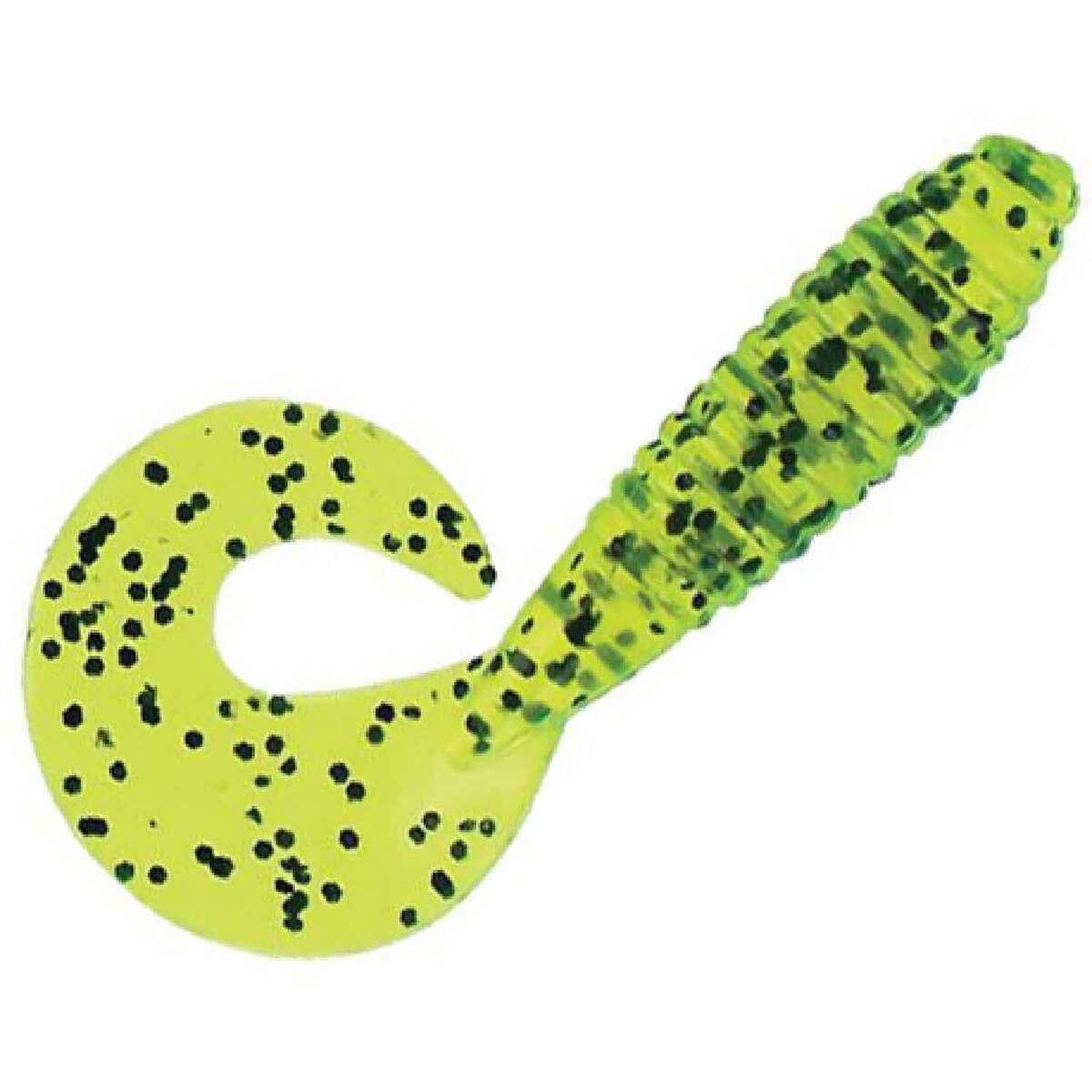 Lost Creek Fat Single Tail Grub - Chartreuse Pepper, 2in, 10pk - Chartreuse Pepper Lost Creek Fat Single Tail Grub - Chartreuse Pepper, 2in, 10pk - Chartreuse Pepper