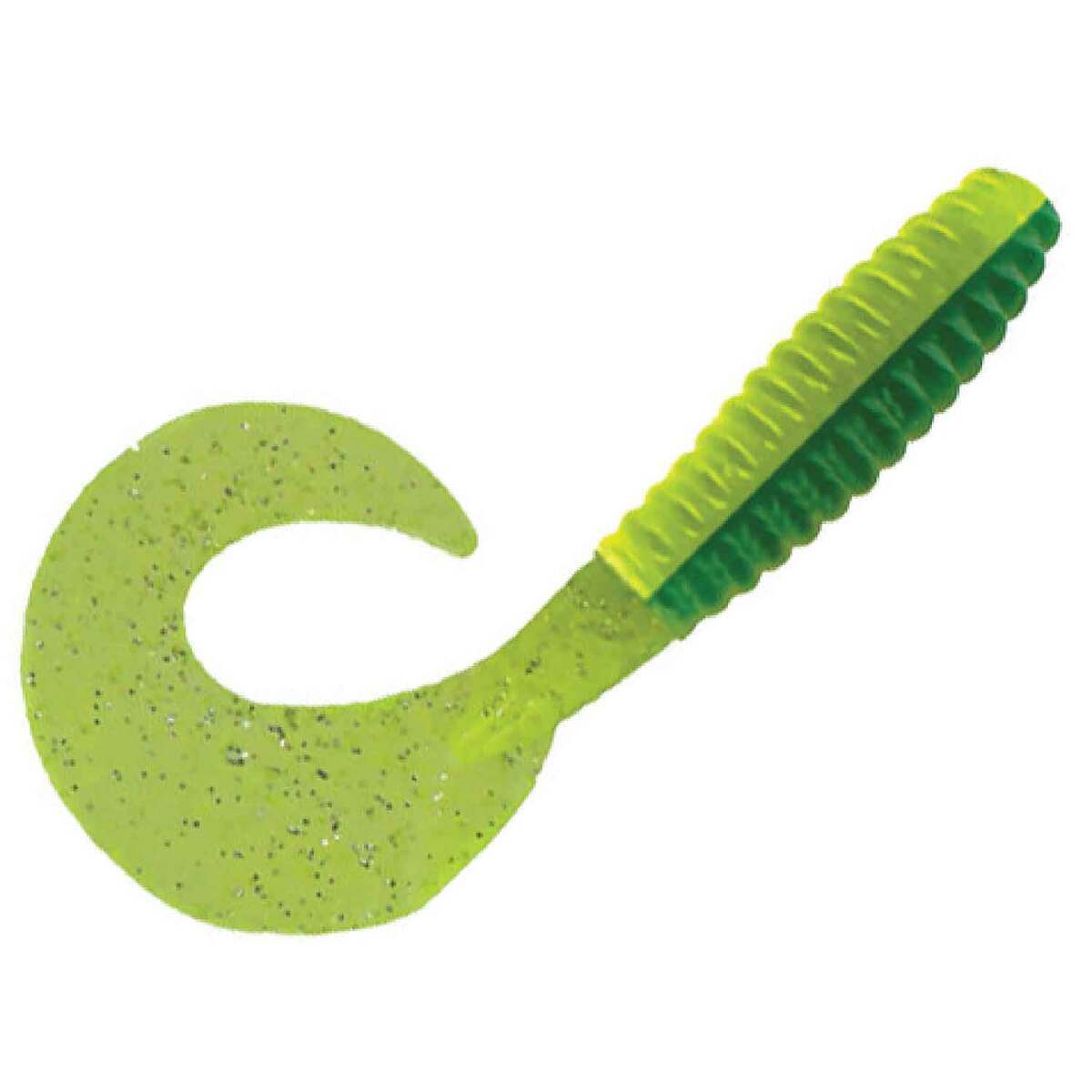Lost Creek Fat Single Tail Grub - Tractor Green, 2in, 10pk - Tractor Green Lost Creek Fat Single Tail Grub - Tractor Green, 2in, 10pk - Tractor Green