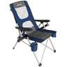 Lost Creek Fishing Chair with Rod and Drink Holder - Blue/Grey