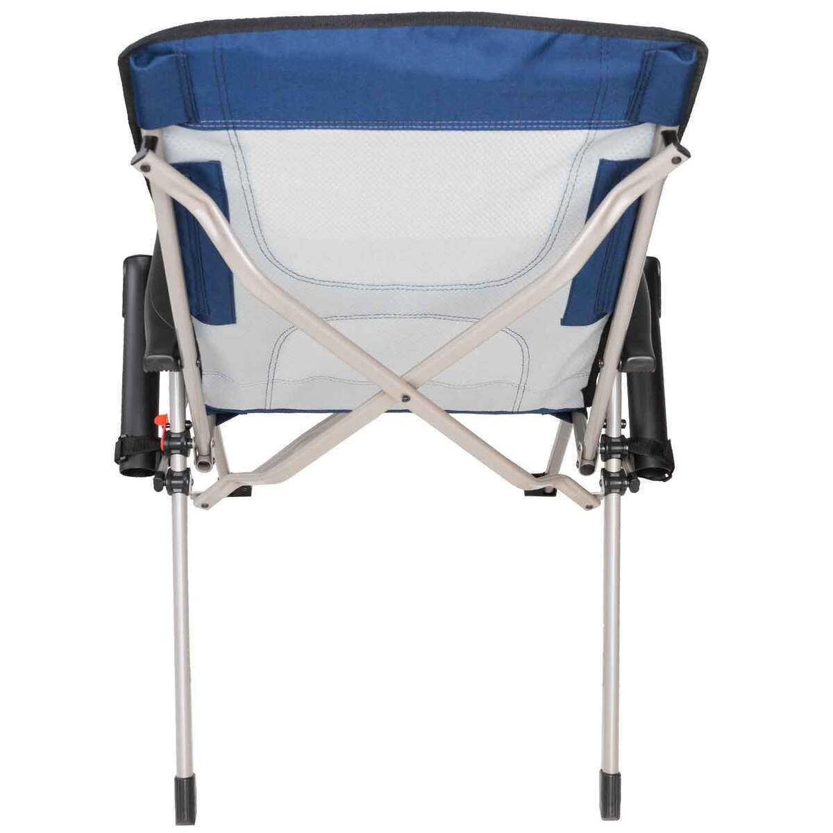 Lost Creek Fishing Chair with Rod and Drink Holder - Blue/Grey Lost Creek Fishing Chair with Rod and Drink Holder - Blue/Grey