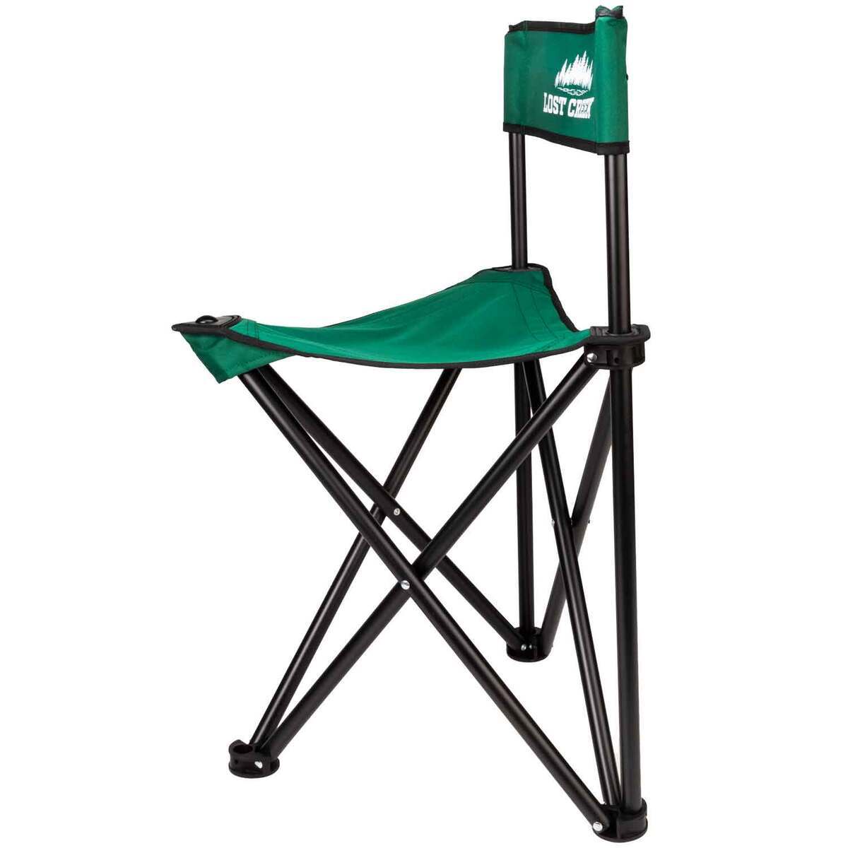 Lost Creek Folding Ice Fishing Chair - Green - Green Lost Creek Folding Ice Fishing Chair - Green - Green