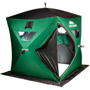 Lost Creek Gale Force 2-Man Hub Ice Fishing Shelter - Green