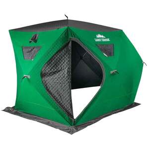 Lost Creek Gale Force 6-Man Thermal Hub Ice Fishing Shelter - Green