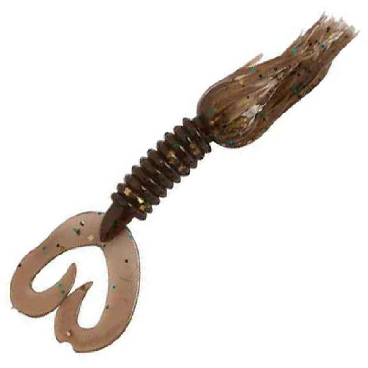 Lost Creek Hula Grub - Mossy Pumpkin, 5in - Mossy Pumpkin Lost Creek Hula Grub - Mossy Pumpkin, 5in - Mossy Pumpkin