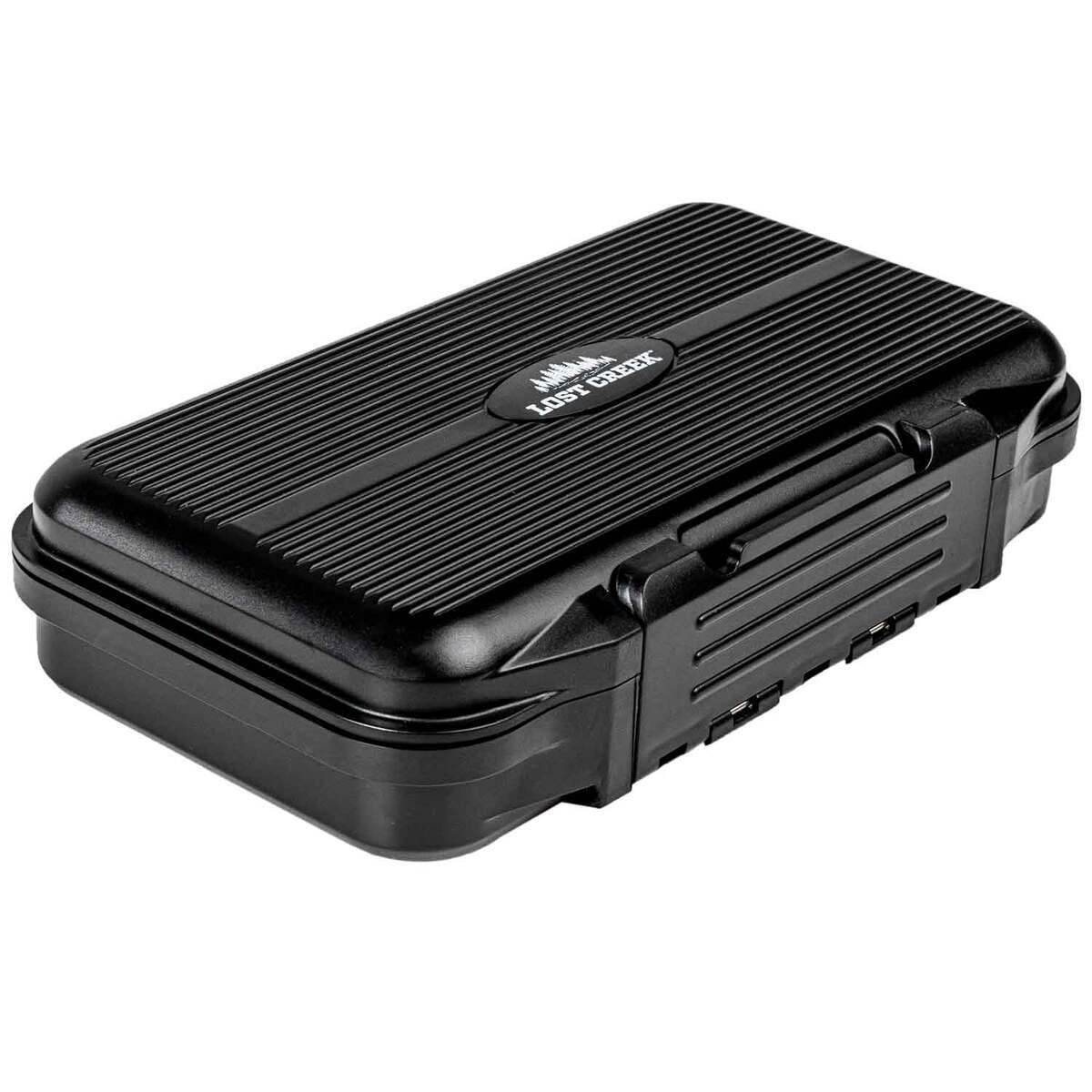 Lost Creek Large Black Non-Swingleaf Fly Box Lost Creek Large Black Non-Swingleaf Fly Box