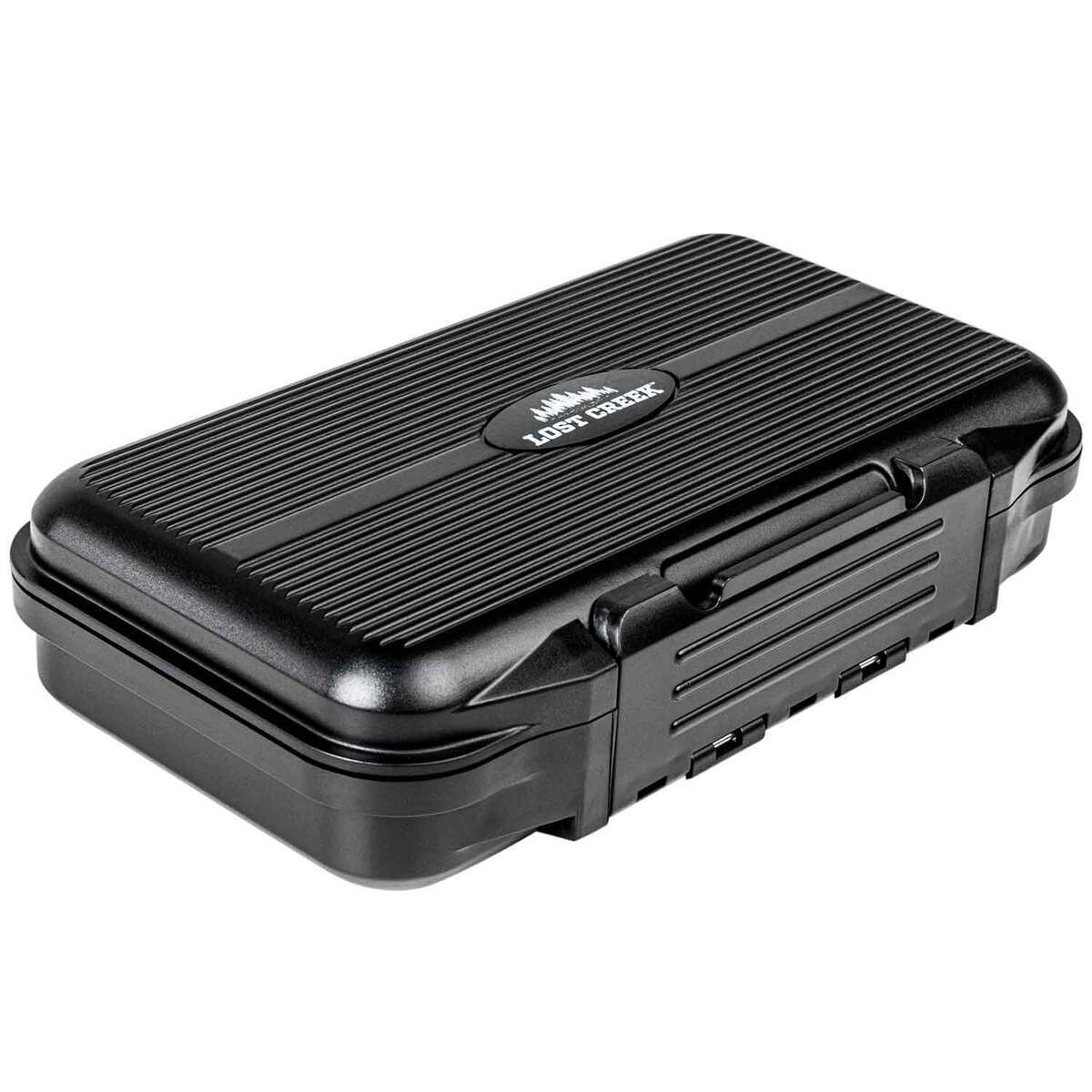 Lost Creek Large Black Swingleaf Fly Box Sportsman's Warehouse