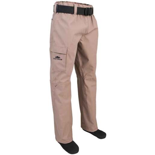 Lost Creek Men’s XTI Stockingfoot Fishing Waders – Tan L