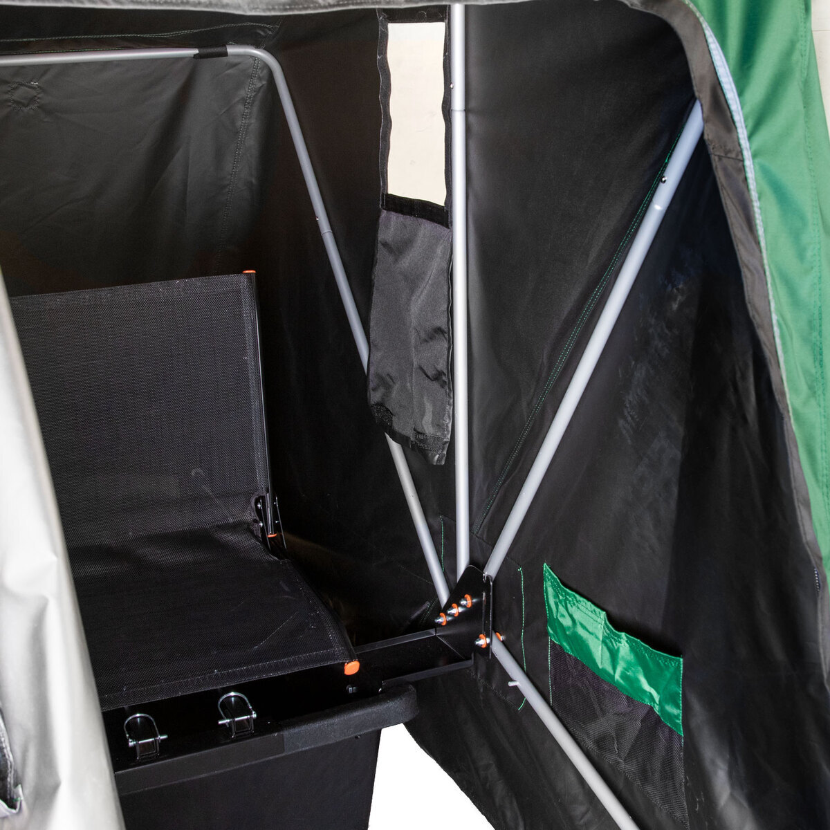 Lost Creek One Man Flip Ice Fishing Shelter - Green Lost Creek One Man Flip Ice Fishing Shelter - Green
