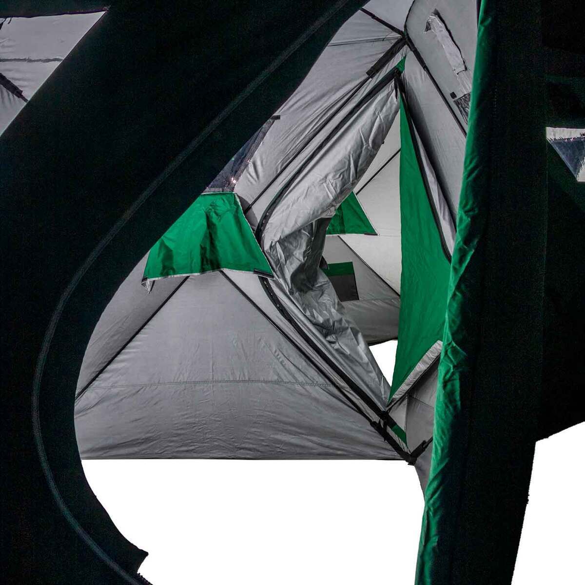 Lost Creek Party Tent Kit Ice Fishing Shelter - Green/Black - Green/Black Lost Creek Party Tent Kit Ice Fishing Shelter - Green/Black - Green/Black