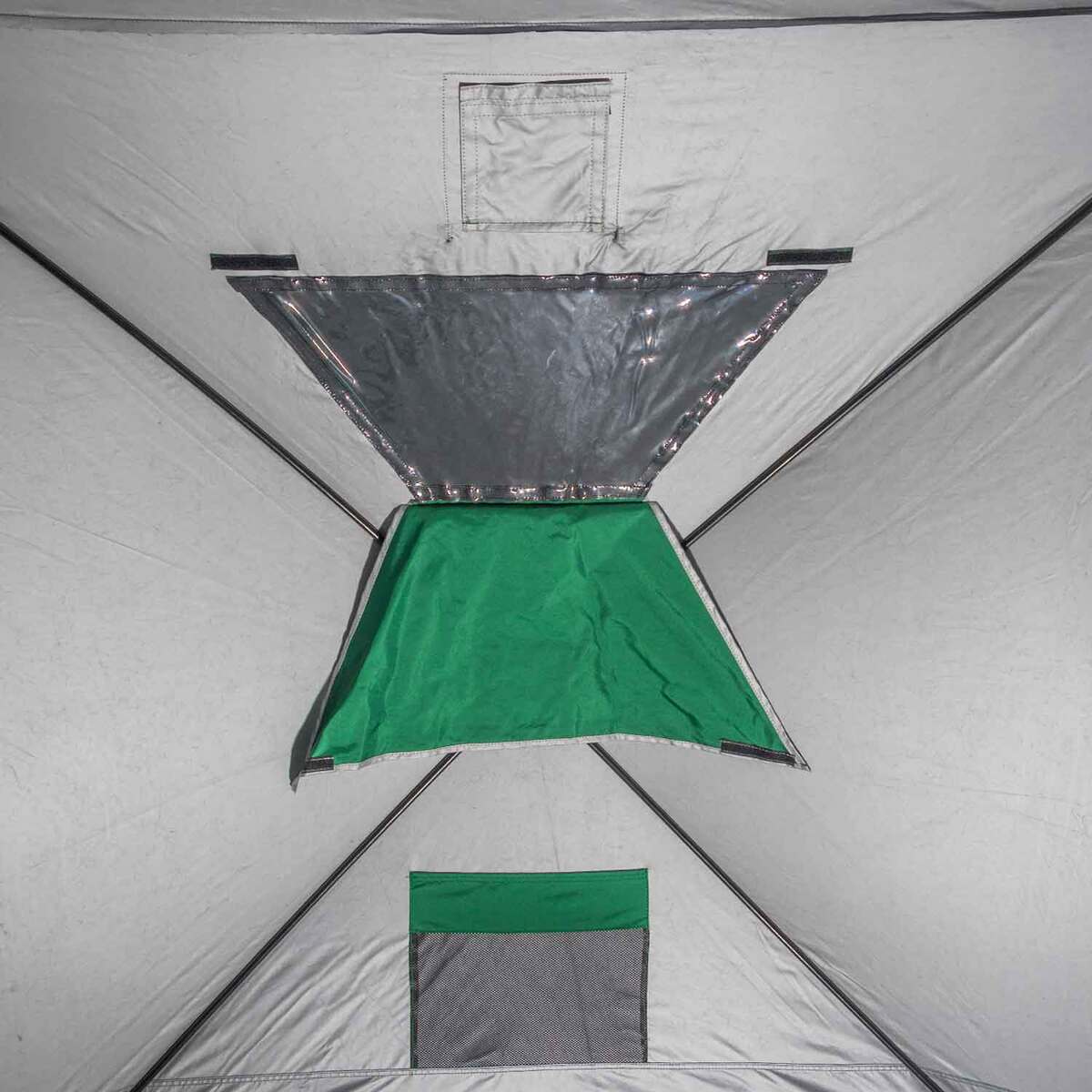 Lost Creek Party Tent Kit Ice Fishing Shelter - Green/Black - Green/Black Lost Creek Party Tent Kit Ice Fishing Shelter - Green/Black - Green/Black