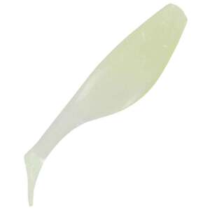 Lost Creek Shad Paddle Tail Soft Swimbait - Glow, 3in