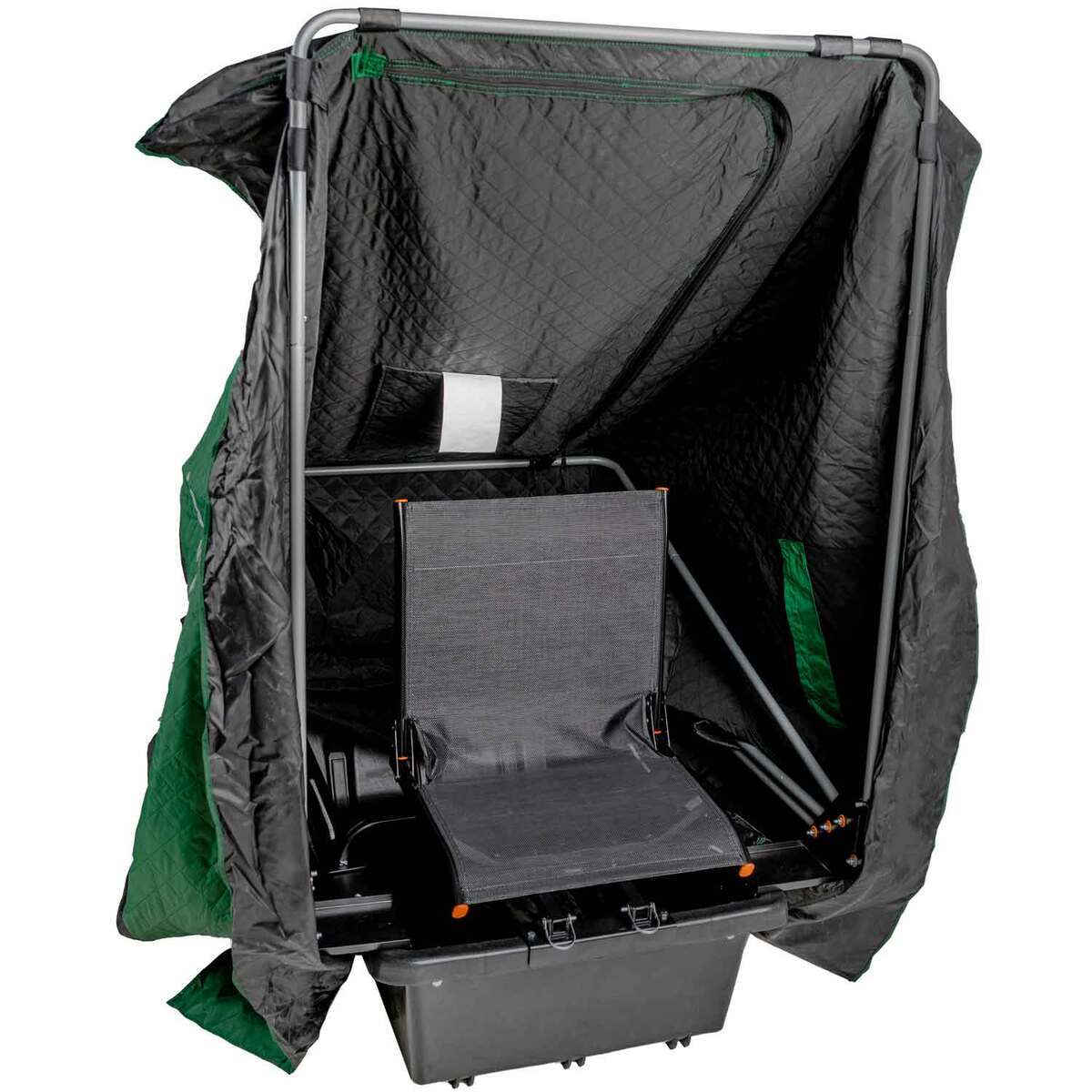 Lost Creek Thermal One Man Flip Ice Fishing Shelter - Green/Black Lost Creek Thermal One Man Flip Ice Fishing Shelter - Green/Black