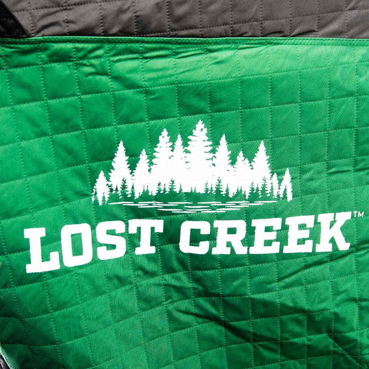 Lost Creek Thermal One Man Flip Ice Fishing Shelter - Green/Black Lost Creek Thermal One Man Flip Ice Fishing Shelter - Green/Black