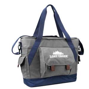 Lost Creek Tote 30 Can Soft Cooler - Gray/Navy Blue