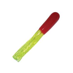 Lost Creek Tube Bait - Red/Chartreuse Tail, 1-3/4in, 10pk
