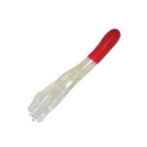 Lost Creek Tube Bait - Red/Pearl Tail, 1-3/4in, 10pk