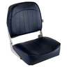 Wise Promotional Low Back Fishing Seat Boat Seat - Navy - Navy Blue 19inX16inX18.5in