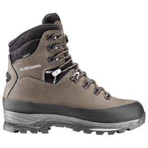 LOWA Men's Tibet GTX Waterproof High Hiking Boots - Sepia - Size 11.5