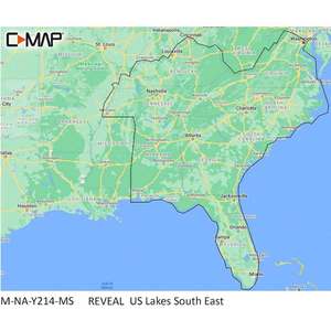 Lowrance C-Map Reveal U.S. Lakes Map Software - South East
