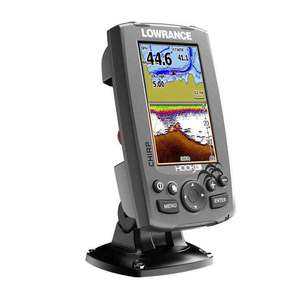 Lowrance HOOK-4 Mid/High/Downscan Fish Finder w/Lake Insight Card