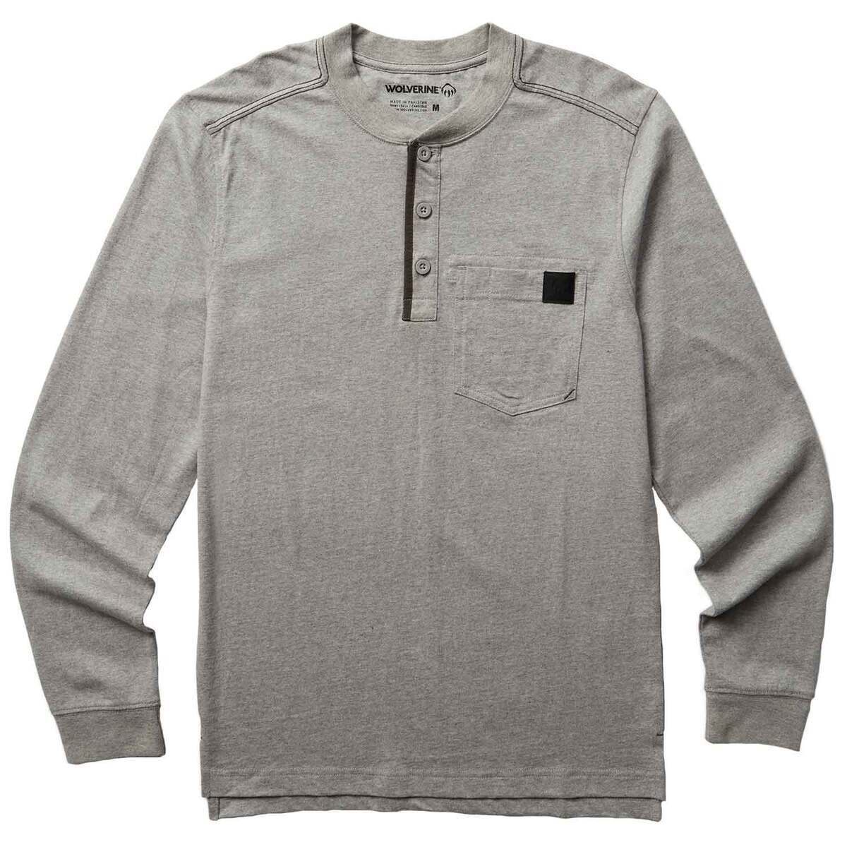 Wolverine Men's Guardian Henly Long Sleeve Casual Shirt Wolverine Men's Guardian Henly Long Sleeve Casual Shirt