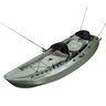 Lifetime Sport Fisher Angler 100 Sit- On-Top Kayaks w/ Paddles - 10ft Olive Green - Olive Green