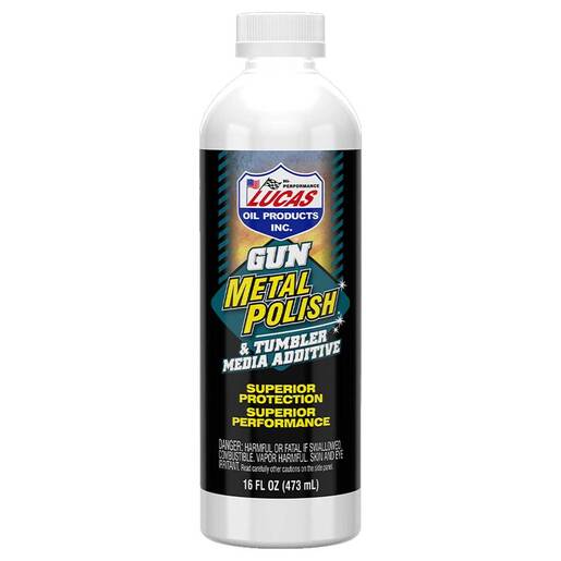 Lucas Oil 10880 Gun Metal Polish & Tumbler Media Additive - 16oz