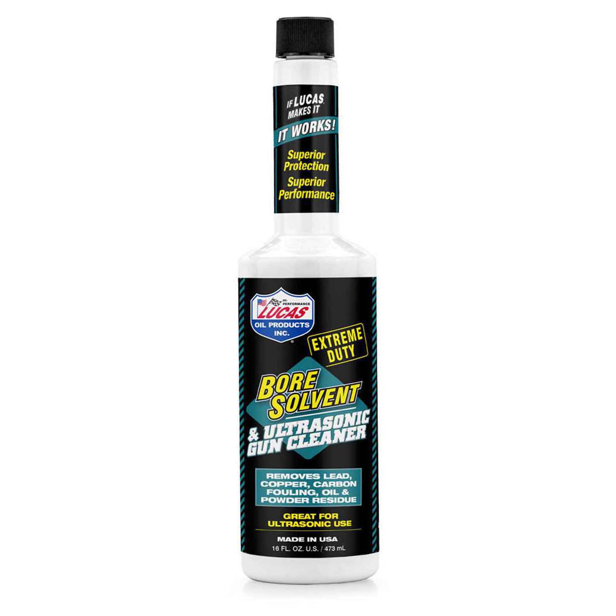Lucas Oil Extreme Duty Bore Solvent & Ultrasonic Gun Cleaner - 16oz - 16oz Lucas Oil Extreme Duty Bore Solvent & Ultrasonic Gun Cleaner - 16oz - 16oz