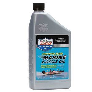 Lucas Oil Marine Synthetic Blend 2-Cycle Outboard Oil - Quart