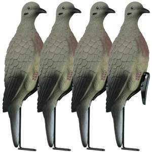 Lucky Duck Clip On With Stakes Dove Decoys - 4 Pack